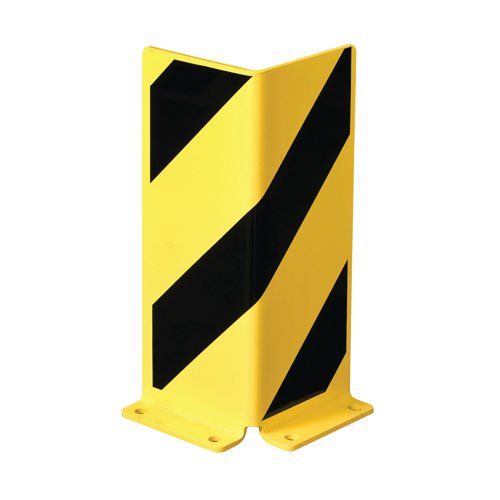 Heavy Duty Pallet Rack Protector Right Prof 400x5 Ylw/Blk FS784698