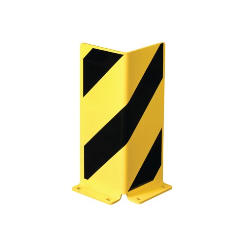 Heavy Duty Pallet Rack Protector Right Profile 400x6 Ylw/Blk FS784919