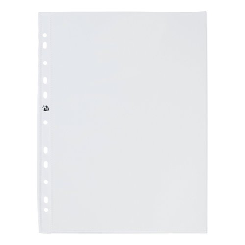 5 Star Elite Presentation Punched Pocket Polypropylene Top-opening 90 Micron A4 Clear (Pack of 10)