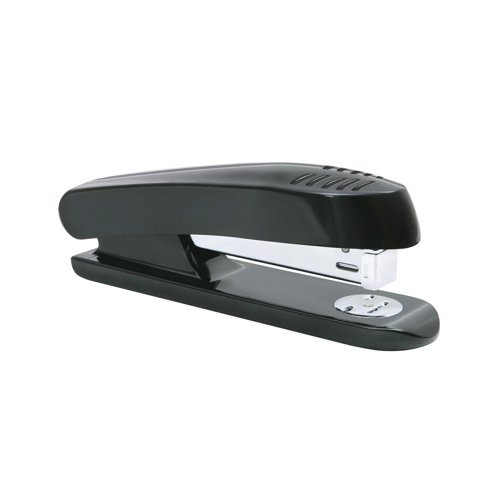 5 Star Office Stapler Full Strip Plastic Capacity 20 Sheets Black