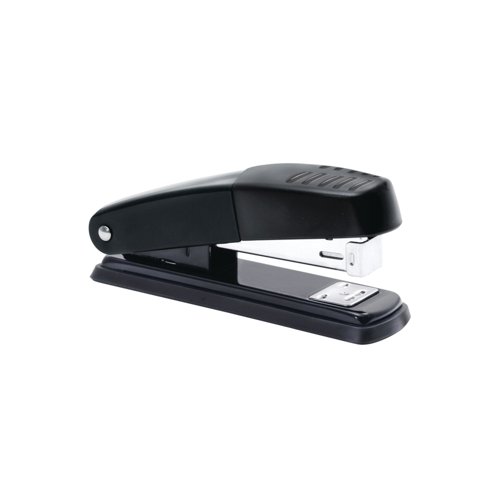 5 Star Office Stapler Half Strip Metal Top and Base Top Loading Capacity 20 Sheets Black