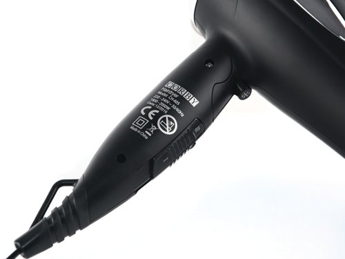 Bedford 2000W Folding Hair Dryer Black 6652