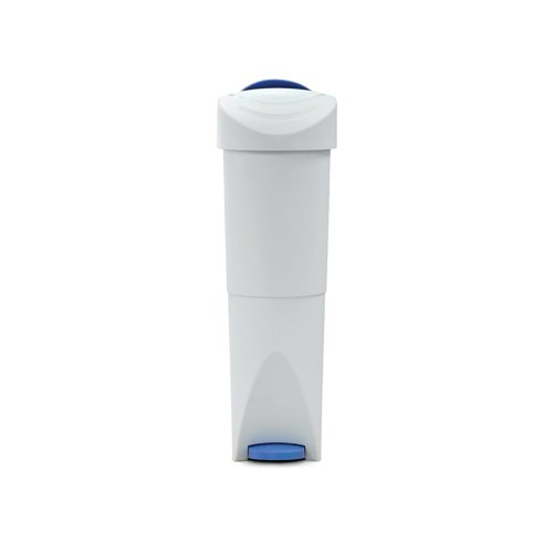 Sanitay Bin Pedal Operated 20 Litre White/Blue WR-FQ-1003 | Prestige Washrooms