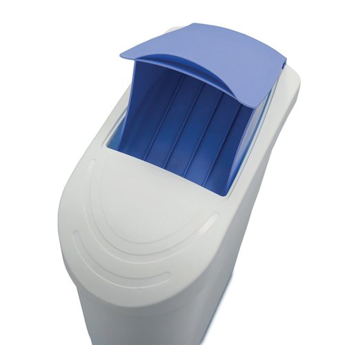 Sanitay Bin Pedal Operated 20 Litre White/Blue WR-FQ-1003