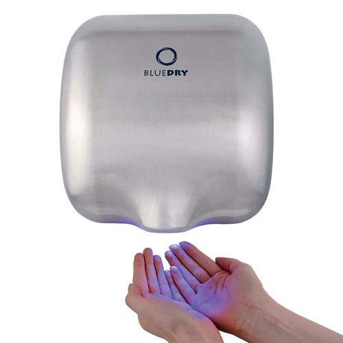 Bluedry Eco Hand Dryer Brushed Stainless Steel HD-BD1000BS