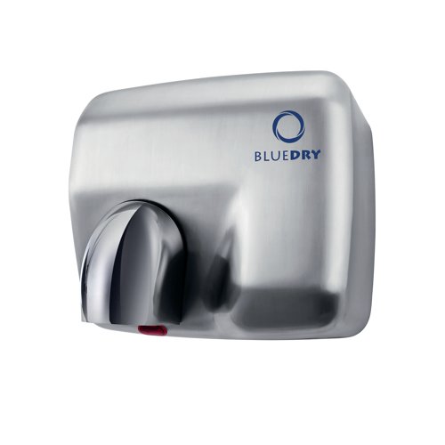 Bluedry Blue Storm Hand Dryer Brushed Stainless Steel HD-BD1004BS Washroom Equipment FW367215