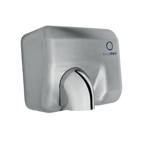 Bluedry Blue Storm Hand Dryer Brushed Stainless Steel HD-BD1004BS Washroom Equipment FW367215