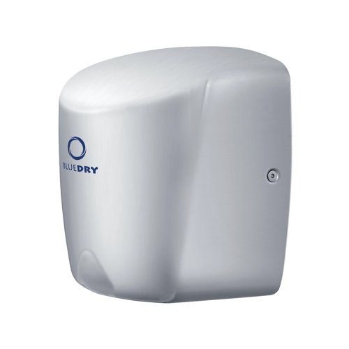 Bluedry Mini Jet Hand Dryer Brushed Stainless Steel HD-BD1015BS Washroom Equipment FW367227