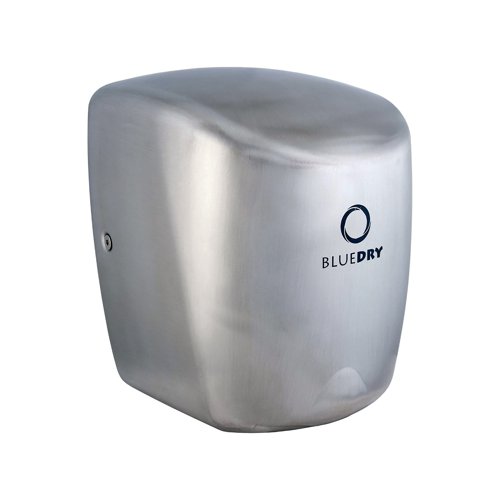 Bluedry Mini Jet Hand Dryer Brushed Stainless Steel HD-BD1015BS Washroom Equipment FW367227