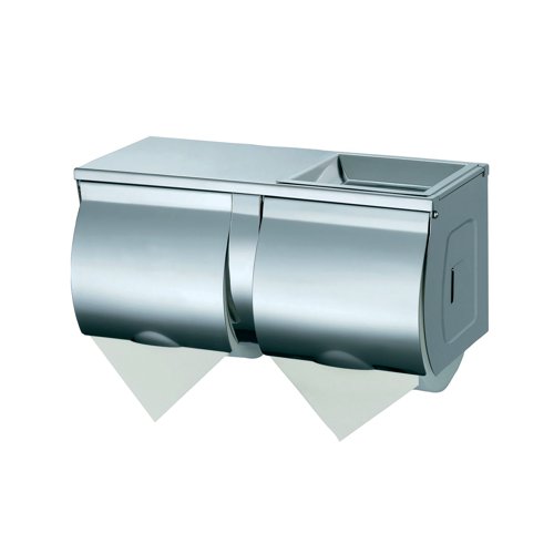 Double Toilet Roll Holder Stainless Steel WRJZH210W1