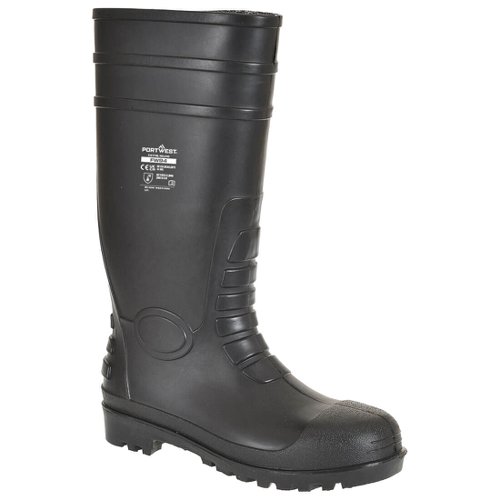 Portwest Classic Safety Wellington S4 FO SR 42 Blk | Portwest