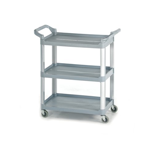 GPC 3 Shelf Service Trolley Grey HI424Y