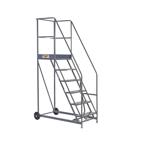 Climb-It Warehouse Safety Steps 600mm Platform 6 Tread Grey AHWS06GY