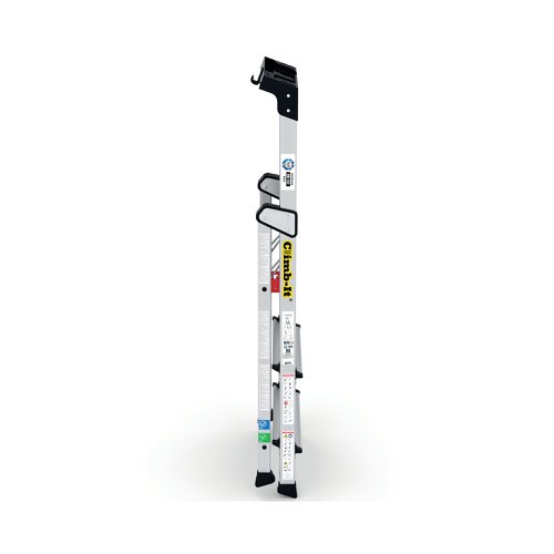 Climb-It Professional 3 Tread Step Ladder with Carry Handle Aluminium CAH103 Ladders, Stepladders & Platform Steps GA79983