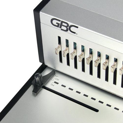 GBC CB30 Pro Manual Comb Binding Machine Silver 4410044