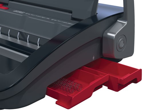 GBC WB15 Manual Wire Binding Machine Black/Red 4410065 | ACCO Brands