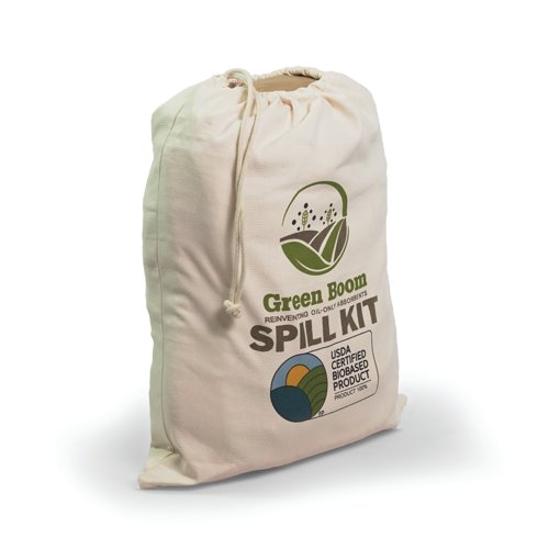 Green Boom Small Spill Kit with Strap Bag SK005S - Best Price Spillage Containment & Clean Up Kits UK