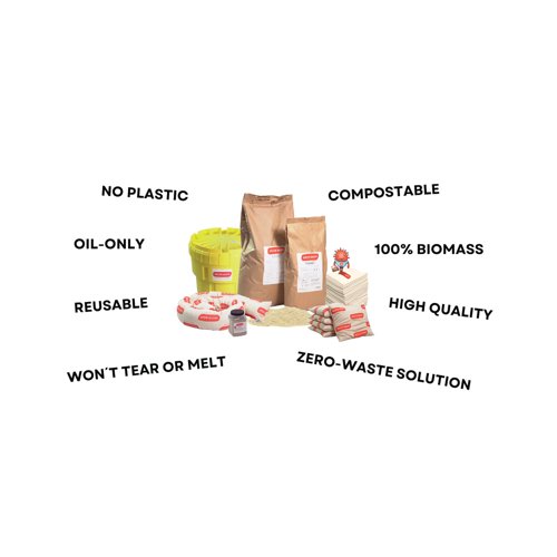 Green Boom Small Spill Kit with Strap Bag SK005S - Best Price Spillage Containment & Clean Up Kits UK