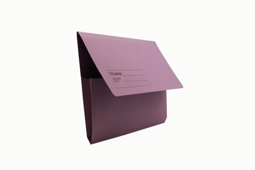 Guildhall Document Wallets Foolscap Violet (Pack of 50) GDW1-VLT