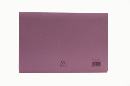 Guildhall Document Wallets Foolscap Violet (Pack of 50) GDW1-VLT