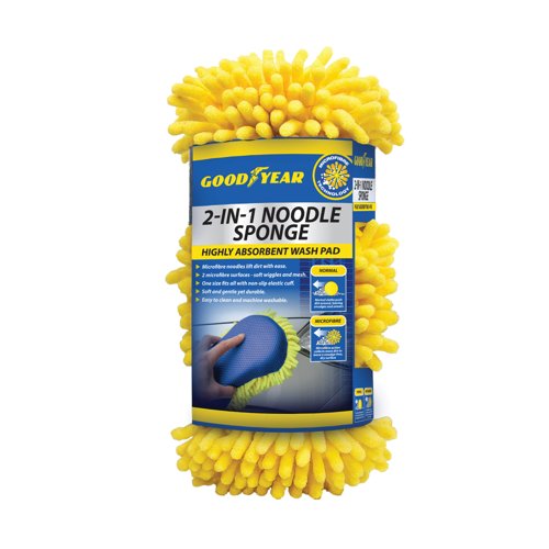 Goodyear 2-in-1 High Absorbent Noodle Sponge Wash Pad 904016