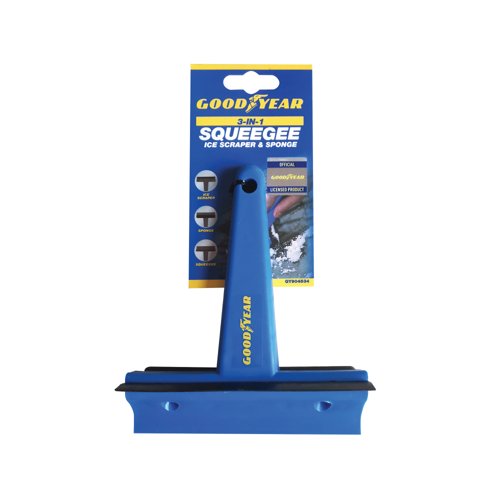 Goodyear 3-in-1 Squeegee Ice Scraper and Sponge 904534