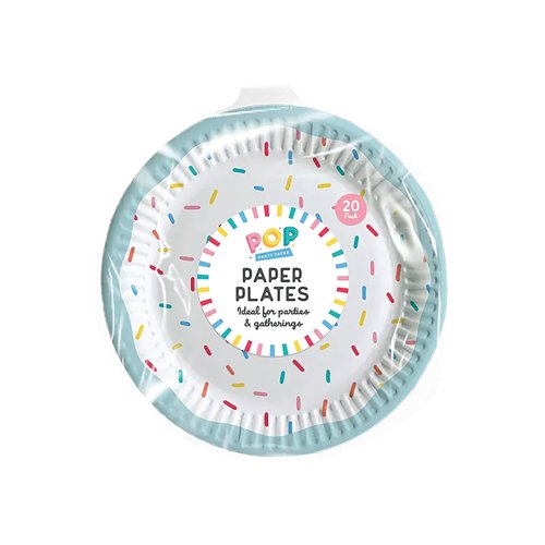 Party Paper Plates x20 Pack of 18 PAR11523OB