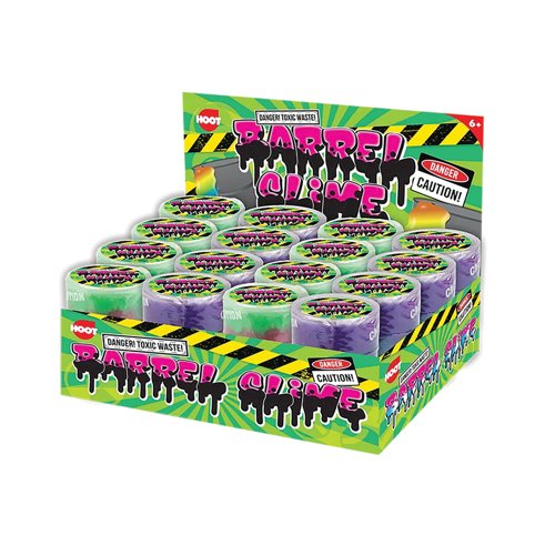 Barrel Slime 140g Assorted Pack of 24 TOY11530