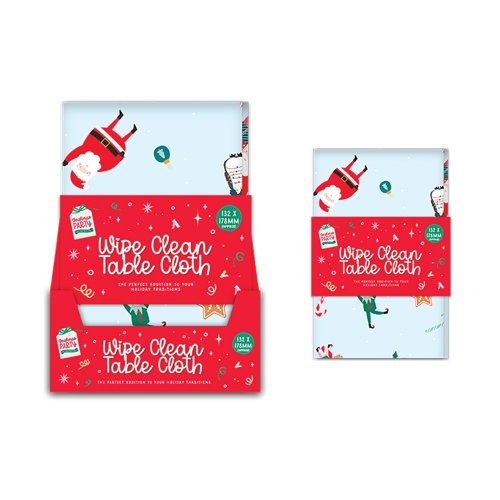 Xmas Print Wipe Clean Kids Tablecloth 1320x1780 Pack of 12 XMA12460OB