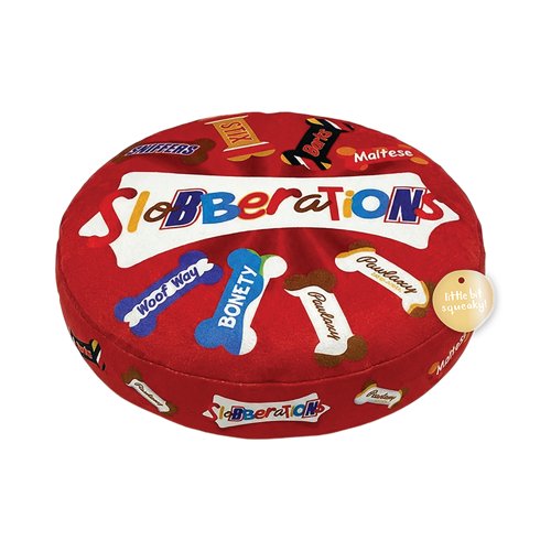 Christmas Chocolate Box Squeaky Dog Toy XMA13509OB