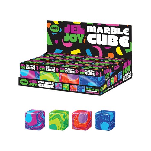 Marble Squishy Cube 50x50x50mm Pack of 12 TOY13941OBCDU