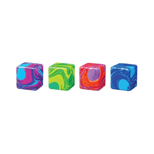 Marble Squishy Cube 50x50x50mm Pack of 12 TOY13941OBCDU