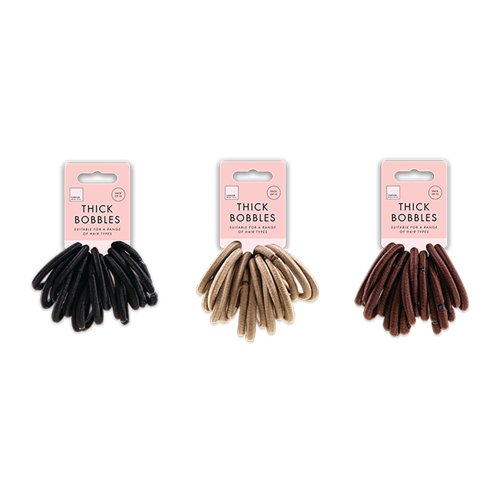 Forever Beautiful Thick Hair Bobbles 15x Assorted Pack of 24 PER7779
