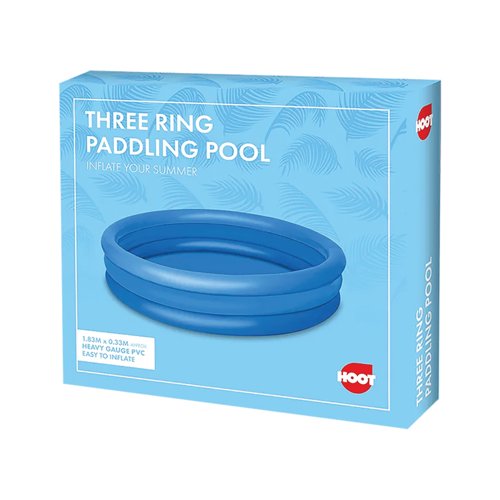 Three Ring Paddling Pool 1.83x0.33m Pack of 6 TOY5037OB