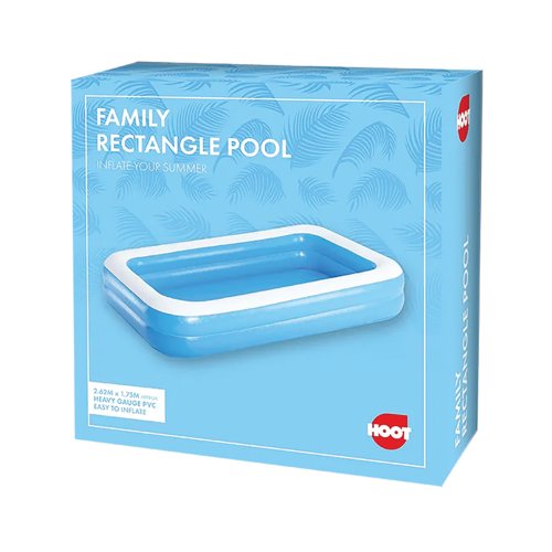 Family Sized Rectangular Pool 2.62x1.75m Pack of 6 TOY5038OB