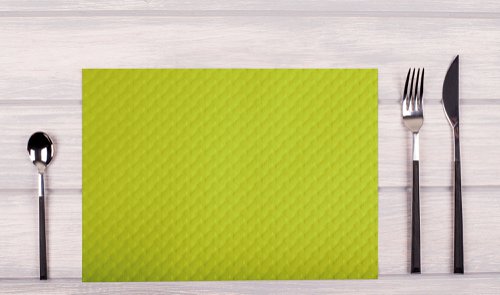 Exacompta Cogir Placemats 300x400mm Embossed Paper Kiwi Green (Pack of 500) 304035I Kitchen Accessories GH00074