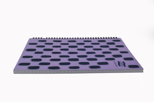 Europa Splash Notebooks 160 Lined Pages A4+ Purple Cover (Pack of 3) EU1502Z | Clairefontaine