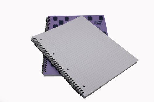 Europa Splash Notebooks 160 Lined Pages A4+ Purple Cover (Pack of 3) EU1502Z | Clairefontaine