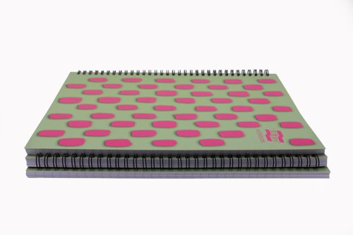 Europa Splash Notebooks 160 Lined Pages A4+ Pink Cover (Pack of 3) EU1503Z | Clairefontaine