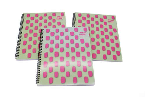 Europa Splash Notebooks 160 Lined Pages A4+ Pink Cover (Pack of 3) EU1503Z | Clairefontaine