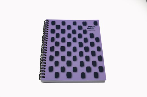 Europa Splash Notebooks 160 Lined Pages A5 Purple Cover (Pack of 3) EU1504Z