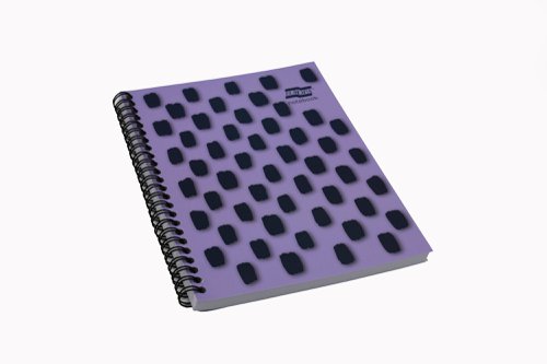 Europa Splash Notebooks 160 Lined Pages A5 Purple Cover (Pack of 3) EU1504Z | Clairefontaine