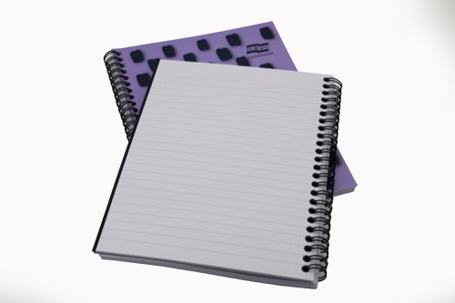 Europa Splash Notebooks 160 Lined Pages A5 Purple Cover (Pack of 3) EU1504Z | Clairefontaine