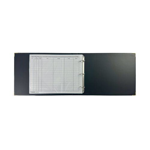 Exacompta Guildhall Loose-Leaf Visitors Book Landscape Black T40 Visitors Books GH01951