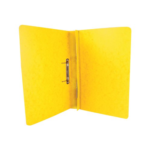 Exacompta Europa Spiral Files Foolscap Yellow (Pack of 25) 3006