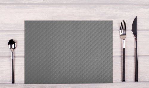 Exacompta Cogir Placemats 300x400mm Embossed Paper Grey (Pack of 500) 304013I | Exacompta