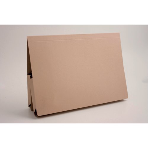 Exacompta Guildhall Legal Double Pocket Wallet Foolscap Buff (Pack of 25) 214-BLU