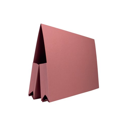 Exacompta Guildhall Legal Double Pocket Wallet Foolscap Pink (Pack of 25) 214-PNK