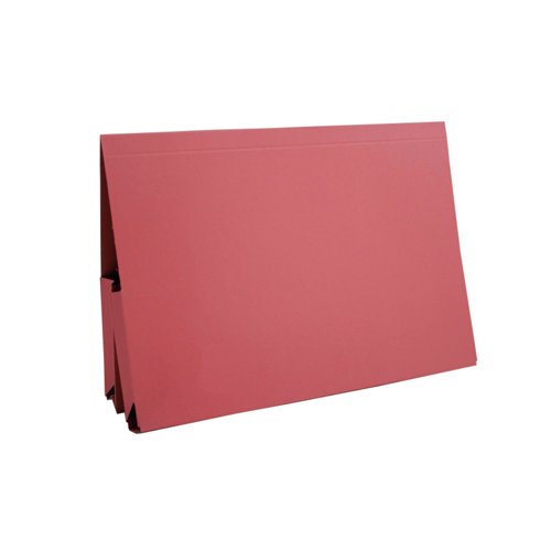 Exacompta Guildhall Legal Double Pocket Wallet Foolscap Red (Pack of 25) 214-RED