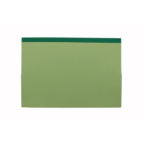 Exacompta Guildhall Double Pocket Wallet 315gsm Green A4/Foolscap (Pack of 25) 218-GRNZ